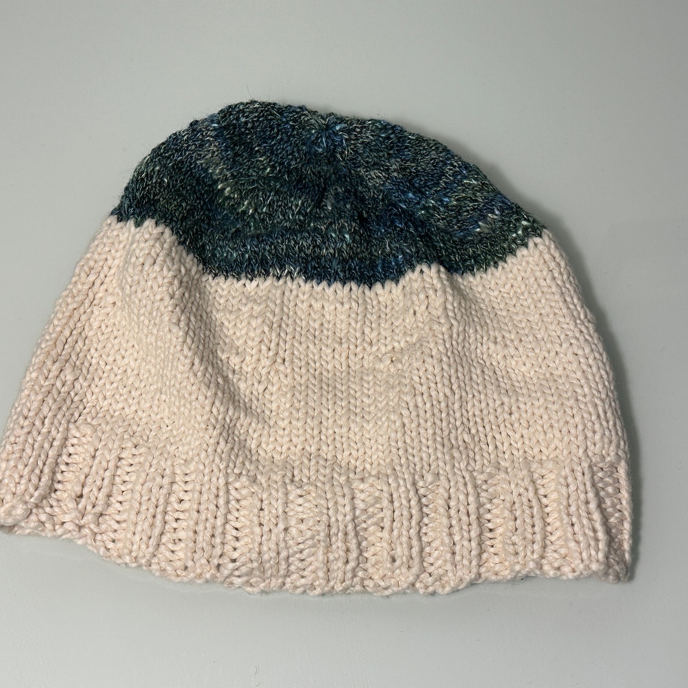 Two-Tone Knit Beanie